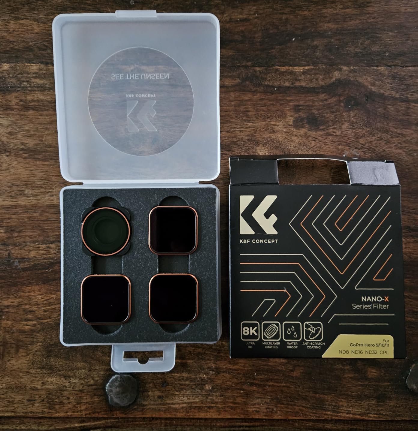 K&F Concept Nano-X シリーズ GoPro 用フィルター。